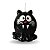 Vela de Resina Artesanal Gato Preto Divertido para Decoração de Halloween - Imagem 1