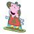 MDF Personagem M Peppa Pig Individual - Festcolor - 1Un - Imagem 2