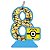 Vela Temática Minions Número 8 - Festcolor - 1Un - Imagem 1