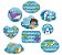 Kit Placas Fundo do Mar - Festcolor - 09Un - Imagem 1