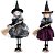 Bruxa Eva e Clodine Sortido Decoração de Halloween 22cm - 1 Un - Imagem 1