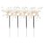 Vela Sparkles 60 cm - Silver Plastic - 4 Un - Imagem 4
