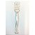 Mini Garfo Perolado Dourado - Silver Plastic - 30 Un - Imagem 1