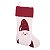 Bota Noel Vermelho Branco 45cm - 1 Un - Imagem 1