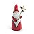 Noel com Estrela Vermelho Branco Ouro 12cm - 1 Un - Imagem 1