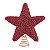 Ponteira de Árvore Estrela Vermelho 20cm - 1 Un - Imagem 1