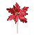 Poinsetia Glitter Vermelho Ouro 26cm - 1 Un - Imagem 1