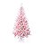 Árvore Cotton 120cm 312H Nevada Rosa - 1 Un - Imagem 1