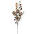 Galho Grande Folhas e Bolas Verde Ouro 75cm - 1 Un - Imagem 1