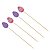 Palito em Bambu Para Petiscos 12cm Páscoa Ovos Diversos - 20 Un - Imagem 1