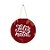 Placa Redonda Feliz Natal MDF - 1 Un - Imagem 1