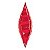 Balão Qualatex 38" - Taper Solto - Taper Espiral Vermelho Rubi - 1 Un - Imagem 1