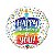 Balão Qualatex 18" - Redondo - Happy Birthday To You!-Bolo - 1 Un - Imagem 1