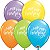 Balão Qualatex 11" - Redondo Pastel Brilhante - Hip Hip Hooray! - 50 Un - Imagem 1