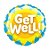 Balão Qualatex 4" - Redondo Solto - Get Well!-Sol - 1 Un - Imagem 1