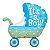 Balão Qualatex 35" - Shape - It'S A Boy!-Carrinho - 1 Un - Imagem 1