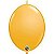 Balão Qualatex 12" - Q-Link Amarelo Ouro - Liso Látex - 50 Un - Imagem 1