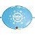 Balão Qualatex 12" - Q-Link Azul Claro - Baby Boy-Pontos - 50 Un - Imagem 1