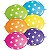 Balão Qualatex 12" - Q-Link Sortido Tropical - Estrelas Grandes - 50 Un - Imagem 1