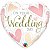 Balão Qualatex 18" - Coração - On Your Weddng Day-Corações - 1 Un - Imagem 1