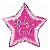 Balão Qualatex 36" - Estrela Hol - Welcome Baby Girl-Estrelas - 1 Un - Imagem 1