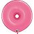 Balão Qualatex 16" - Geo Rosa Mex - Liso Látex Donut - 25 Un - Imagem 1