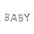 Balão Qualatex 16" - Kit - Baby Prata - 1 Un - Imagem 1