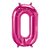 Balão Qualatex 34" - Letra - O Magenta - 1 Un - Imagem 1