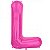 Balão Qualatex 34" - Letra - L Magenta - 1 Un - Imagem 1