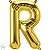 Balão Qualatex 16" - Letra - R Ouro - 1 Un - Imagem 1