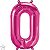 Balão Qualatex 16" - Número - 0 Magenta - 1 Un - Imagem 1