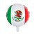 Balão Qualatex 18" - Redondo - Bandeira Mexicana - 1 Un - Imagem 1