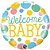 Balão Qualatex 18" - Redondo - Welcome Baby-Pontos - 1 Un - Imagem 1