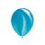Balão Qualatex 11" - Redondo Azul - Liso Látex Superagate - 25 Un - Imagem 2