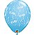 Balão Qualatex 11" - Redondo Azul Claro - It'S A Boy - 50 Un - Imagem 1