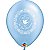 Balão Qualatex 11" - Redondo Azul Cls Perolado - For Your Christening-Pomba - 50 Un - Imagem 1