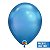 Balão Qualatex 7" - Redondo Chrome Azul - Liso Látex - 100 Un - Imagem 1