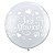 Balão Qualatex 3" - Transparente - Just Married-Corações - 2 Un - Imagem 1