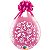 Balão Qualatex 18" - Transparente - Damask - 25 Un - Imagem 1