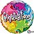 Balão Qualatex 18" - Redondo Hol - Congratulations-Modelo Estrela - 1 Un - Imagem 1
