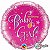 Balão Qualatex 18" - Redondo Hol Solto - Welcome Baby Girl-Estrelas - 1 Un - Imagem 1