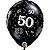 Balão Qualatex 11" - Redondo Preto Onix - 50 - 50 Un - Imagem 1