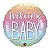 Balão Qualatex 04" - Redondo Solto - Welcome Baby-Confetes E Poás - 1 Un - Imagem 1