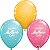 Balão Qualatex 11" - Redondo Sortido Especial - Feliz Dia Das Mães-Pontos - 50 Un - Imagem 1