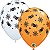 Balão Qualatex 11" - Redondo Sortido Especial - Aranhas, Webs E Estrelas - 50 Un - Imagem 1