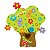Balão Qualatex 37" - Shape - Árvore Encantada Florida - 1 Un - Imagem 1