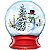 Balão Qualatex 36" - Shape - Globo De Neve - 1 Un - Imagem 1