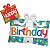 Balão Qualatex 39" - Shape - Happy Birthday-Presentes - 1 Un - Imagem 1