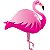 Balão Qualatex 46" - Shape - Flamingo Rosa - 1 Un - Imagem 1