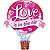 Balão Qualatex 42" - Shape - Love Is Intenso The Air-Balão Qualatex - 1 Un - Imagem 1